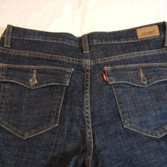 Levi's Perfect Slimming Jeans Boot Cut Size 14 M - Picture 4 of 5